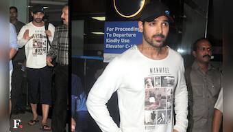 Just wed: John Abraham lands in Mumbai after tying the knot
