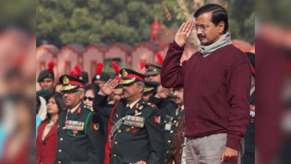 Arvind Kejriwal attends first public fuction as CM at NCC camp