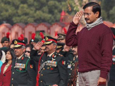 Arvind Kejriwal attends first public fuction as CM at NCC camp Arvind Kejriwal attends first public fuction as CM at NCC camp
