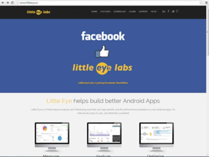 Facebook acquires Indian startup Little Eye Labs