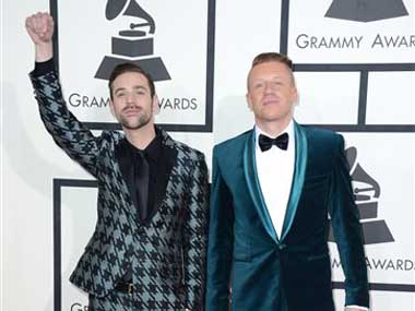 Macklemore and Ryan Lewis win four Grammys Macklemore and Ryan Lewis win four Grammys
