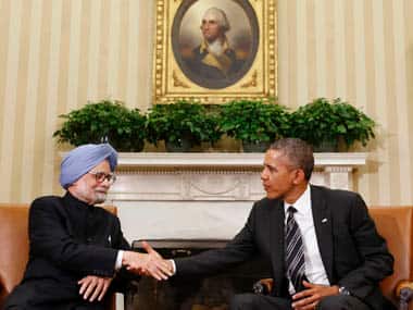 Manmohan Singh and Barack Obama. Reuters image