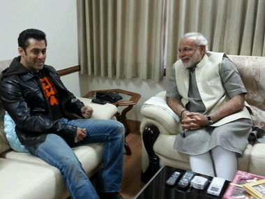 You vote for Modi, I will vote for Priya Dutt: Salman Khan tells Gujarat You vote for Modi, I will vote for Priya Dutt: Salman Khan tells Gujarat