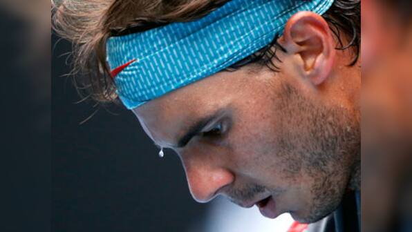 Nadal shows rare flash of anger in 4th round win over Nishikori
