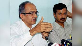 Bhushan's view on Jammu Kashmir referendum is his own, says Kejriwal