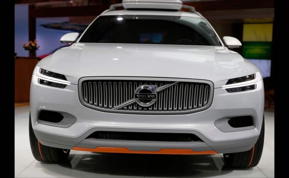 The Volvo XC Coupe concept is displayed during the press preview day of the North American International Auto Show in Detroit, Michigan January 13, 2014. REUTERS
