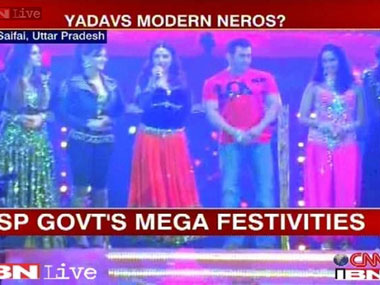 BJP, Congress slams Samajwadi Party for Saifai festival BJP, Congress slams Samajwadi Party for Saifai festival