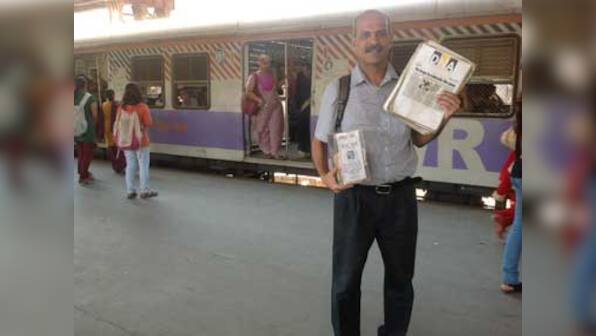 Prof who begs for his schools on Mumbai's local trains joins AAP