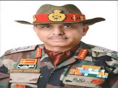 Northern Command chief Lt Gen Sanjiv Chachra. Image courtesy Indian Army