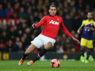Smalling dressed up as a suicide bomber. Getty Images