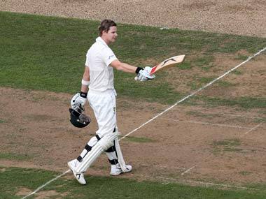 Smith's 115 came off 142 balls and included 16 boundaries and a six. Getty Images