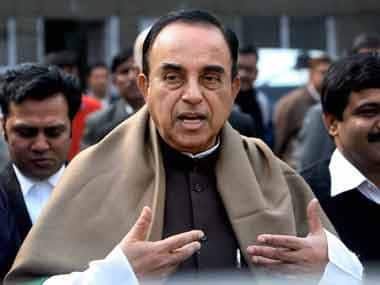Subramnian Swamy in this file photo. PTI