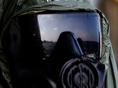 First batch of chemical weapons have left Syrian port, says UN First batch of chemical weapons have left Syrian port, says UN