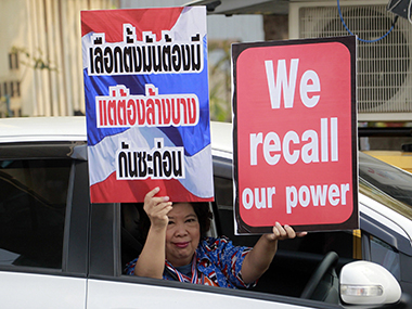 Thai anti-govt protester killed, adds to doubts over election Thai anti-govt protester killed, adds to doubts over election
