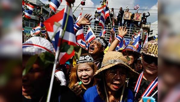 Protests intensify in Bangkok as elections draw closer