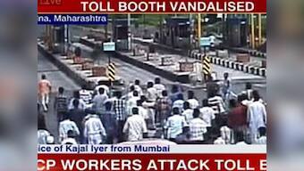 Anti-toll agitation turns violent, booths set on fire, vandalised