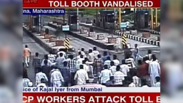Anti-toll agitation turns violent, booths set on fire, vandalised