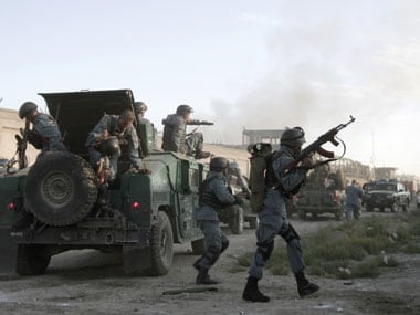 A file image of NATO forces in Afghanistan. AFP.