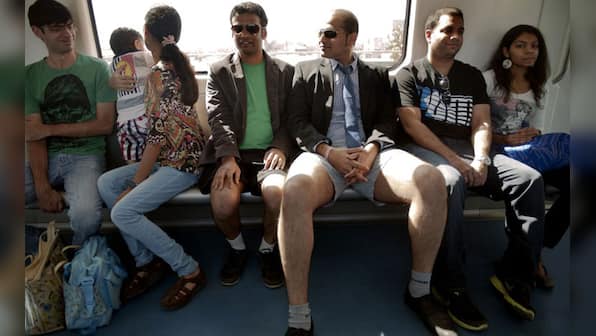 Photos: Bangalore men prove pioneers for Indian No pants Subway Day