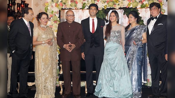 Photos: BJP top brass attend Ahana Deol's wedding reception