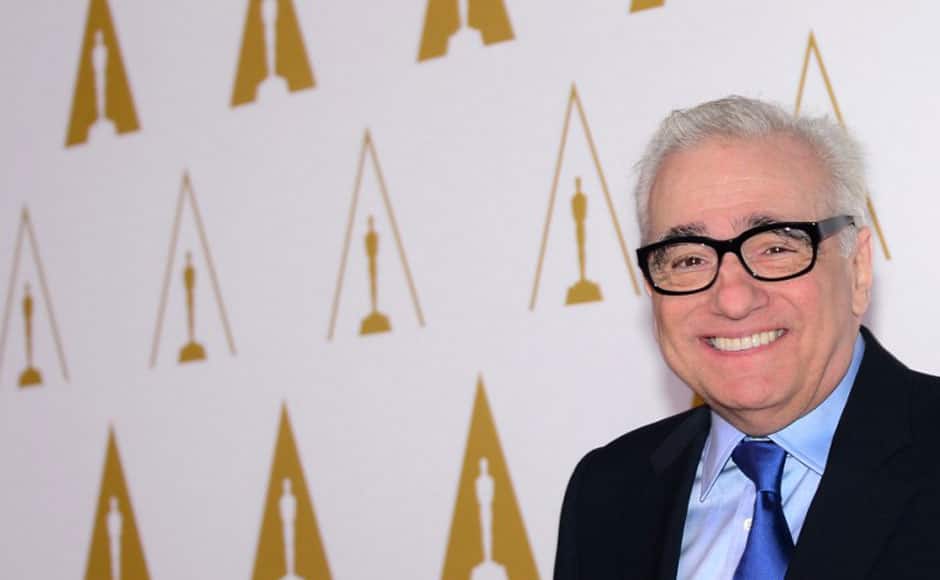 Martin Scorsese poses on arrival for the 86th Oscar's Nominee's Luncheon at the Beverly Hilton Hotel in Beverly Hills, California, on February 10, 2014. AFP