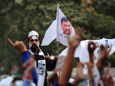 RPF lathicharge AAP activists at Thane railway station RPF lathicharge AAP activists at Thane railway station