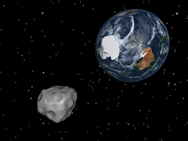 Close encounter: Football field sized asteroid whizzes by earth Close encounter: Football field sized asteroid whizzes by earth