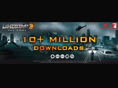 Dhoom:3 The Game crosses 10 million mobile downloads Dhoom:3 The Game crosses 10 million mobile downloads