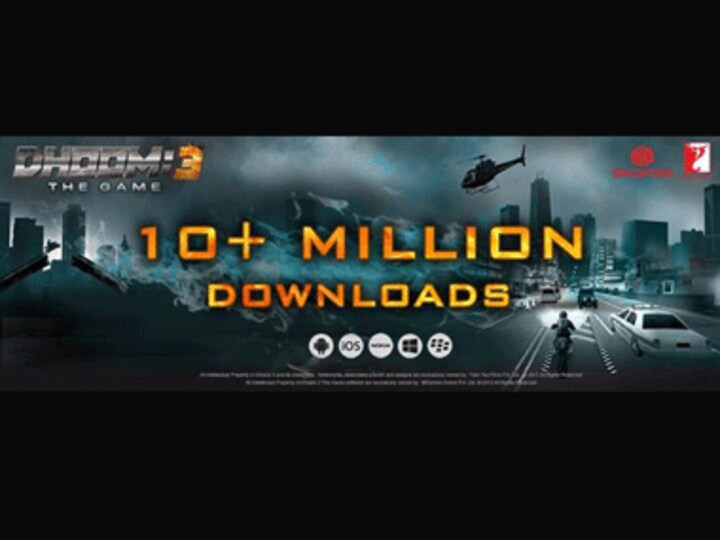 Dhoom:3 The Game crosses 10 million mobile downloads
