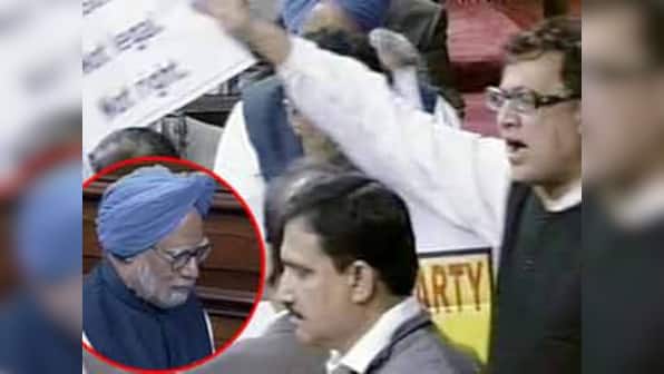 Twitter goes after Derek O'Brien for creating ruckus during PM's speech