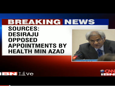 Union Health Secy Keshav Desiraju transferred Union Health Secy Keshav Desiraju transferred