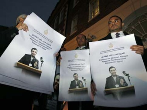 Private Egypt Tv Airs Video Of Al Jazeera Journalists Arrest World News Firstpost 