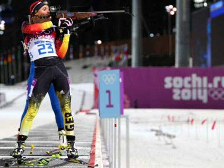 Police search German biathlete's home after positive doping test Police search German biathlete's home after positive doping test