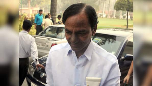 TRS chief meets Prez, thanks him on behalf of Telangana people