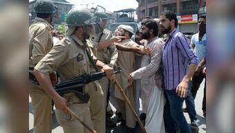 Massive protests in J&K assembly over curfew in Lolab