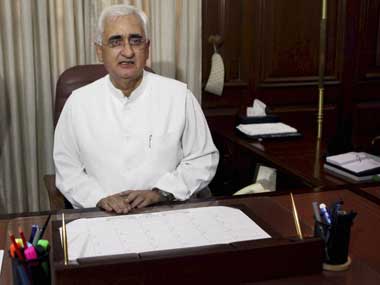 External Affairs Minister Salman Khurshid. PTI