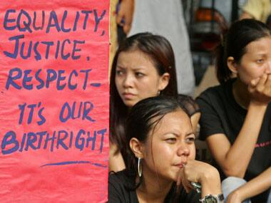 North Eastern students, Reuters.