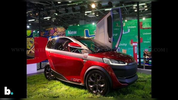 Photos: Bajaj's sporty two-seater 'U' is definitely the showstopper at Auto Expo 2014