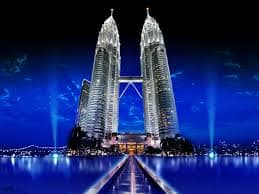 Pertonas twin towers in Kuala Lumpar.