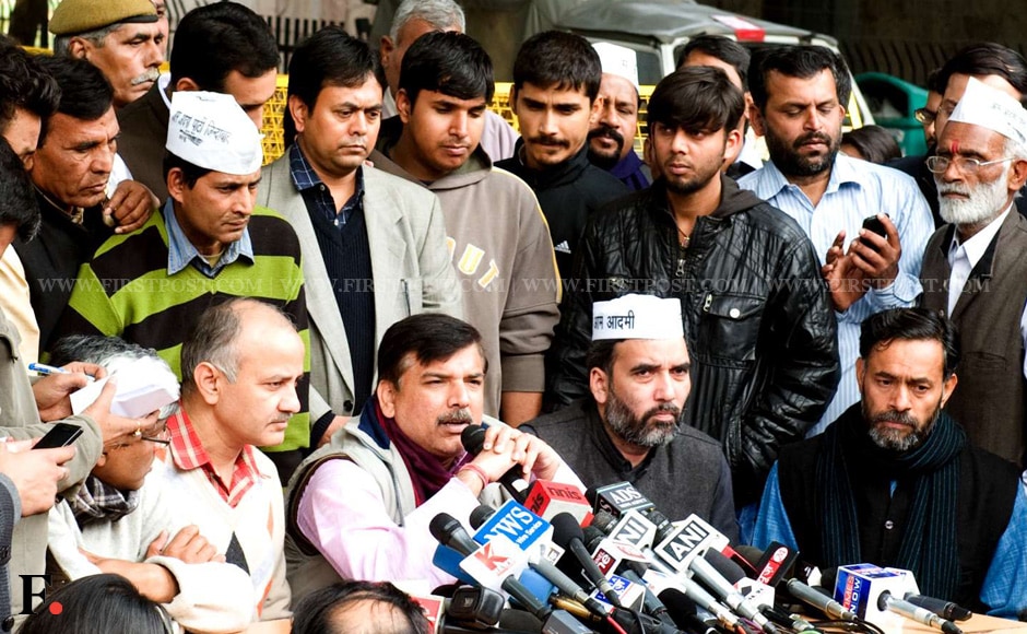 The party also said that it had congratulated Kejriwal on his decision to resign and urged the Congress and BJP to come together to form the next government in Delhi. Naresh Sharma/Firstpost The party also said that it had congratulated Kejriwal on his decision to resign and urged the Congress and BJP to come together to form the next government in Delhi. Naresh Sharma/Firstpost