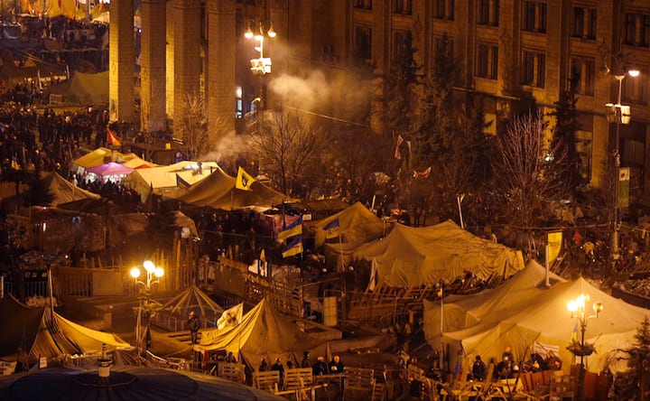 Photos: Over 20 dead as Kiev sees bloodiest day of protests  Photos: Over 20 dead as Kiev sees bloodiest day of protests
