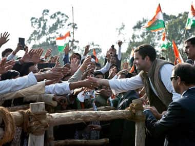 Rahul Gandhi interacting with crowds in Dehradun: PTI