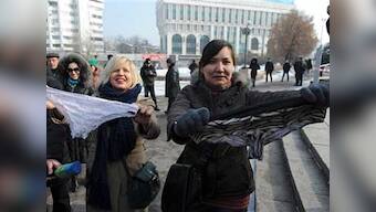 Russia's trade ban on lacy underwear prompts 'freedom to panties' protests