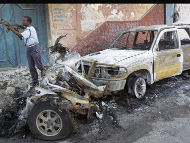Suicide car bomb kills seven in Somali capital: Police Suicide car bomb kills seven in Somali capital: Police