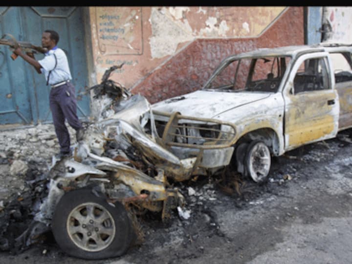 Suicide car bomb kills seven in Somali capital: Police 