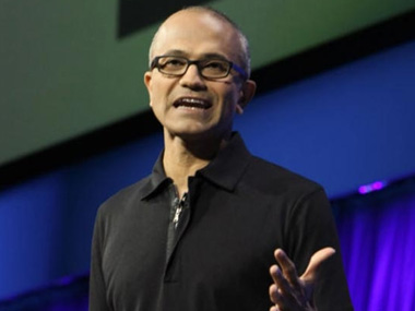 Microsoft CEO Satya Nadella pitches for poor, unveils tech for semi-skilled Microsoft CEO Satya Nadella pitches for poor, unveils tech for semi-skilled