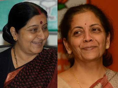 Twitter war: Sushma Swaraj, Nirmala Sitharaman slug it out over Telangana Twitter war: Sushma Swaraj, Nirmala Sitharaman slug it out over Telangana