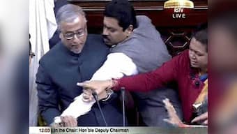 TDP MP misbehaves with Rajya Sabha official, apologises later