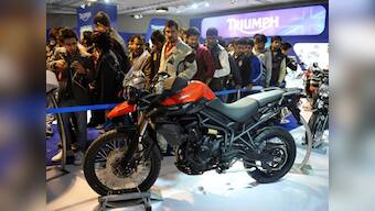 Auto Expo Day 2: It's all about the superbikes as Triumph, DSK Hyosung unveil models