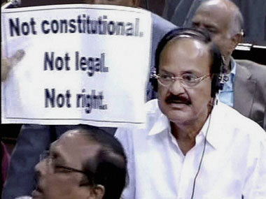 Telangana Bill: BJP rejects match fixing allegations with Cong Telangana Bill: BJP rejects match fixing allegations with Cong